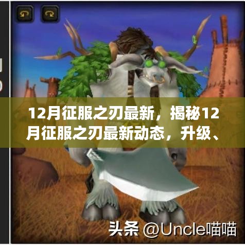 揭秘，征服之刃最新动态与未来展望——升级、改动悉数呈现