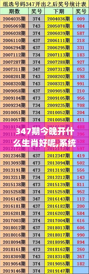 347期今晚开什么生肖好呢,系统化说明解析_2DM3.746