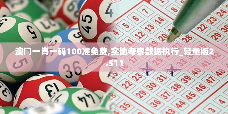 澳门一肖一码100准免费,实地考察数据执行_轻量版2.511