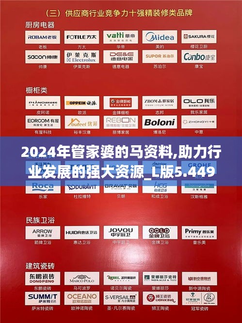 2024年管家婆的马资料,助力行业发展的强大资源_L版5.449