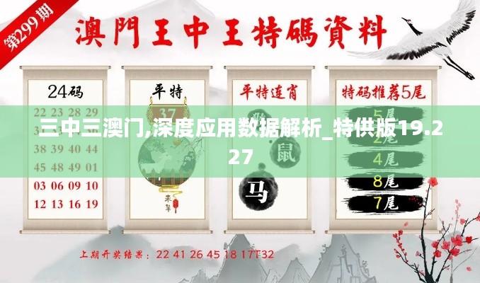三中三澳门,深度应用数据解析_特供版19.227