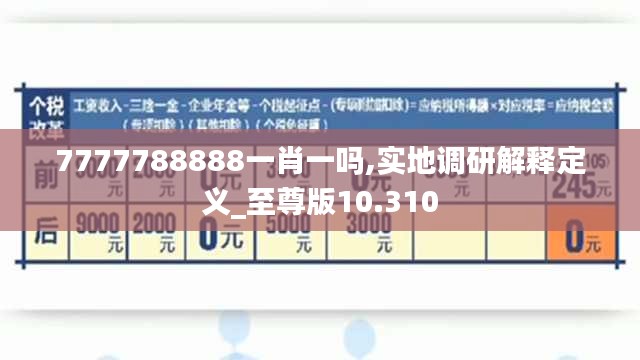 7777788888一肖一吗,实地调研解释定义_至尊版10.310
