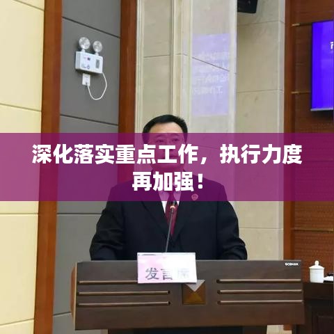 深化落实重点工作，执行力度再加强！
