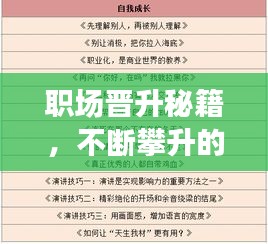 职场晋升秘籍，不断攀升的短语与进阶之路的阶梯