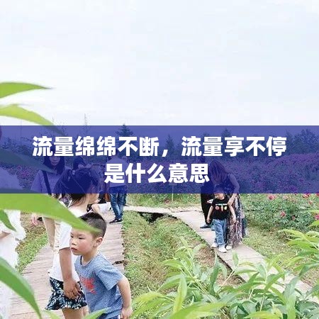 流量绵绵不断，流量享不停是什么意思 
