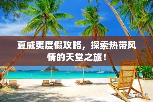 夏威夷度假攻略，探索热带风情的天堂之旅！