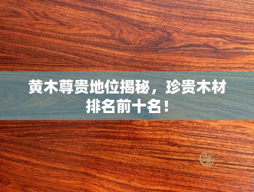 黄木尊贵地位揭秘，珍贵木材排名前十名！