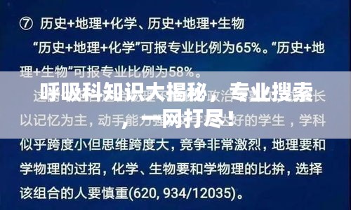 呼吸科知识大揭秘，专业搜索，一网打尽！