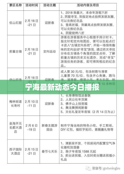 宁海最新动态今日播报