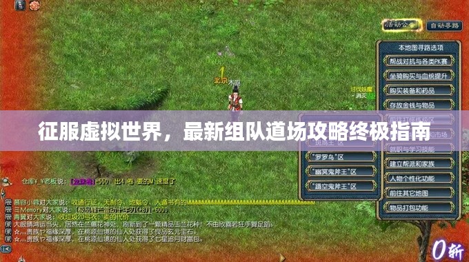 征服虚拟世界，最新组队道场攻略终极指南